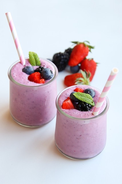 A delicious smoothie